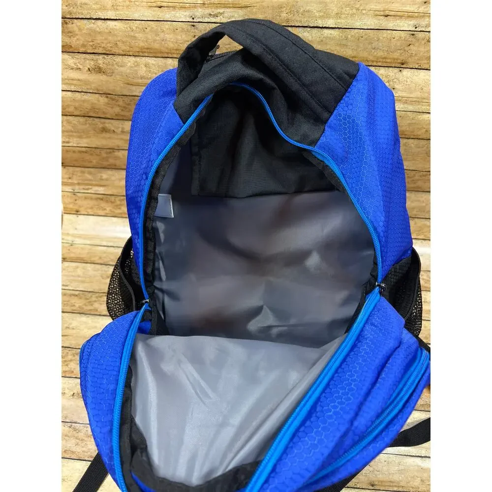 Adidas Prime Backpack Blue Black Full Size School Gym Travel